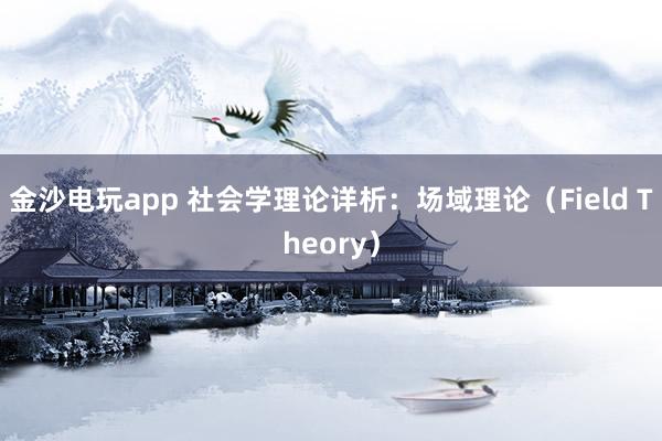 金沙電玩app 社會學(xué)理論詳析：場域理論（Field Theory）
